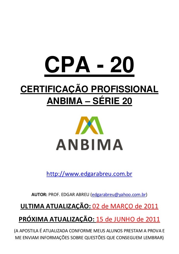 apostila cpa 20 edgar abreu